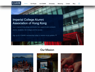 icaahk.org screenshot