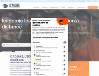 icademie.com screenshot