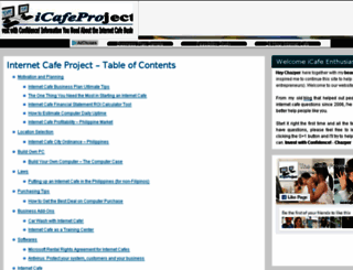 icafeproject.com screenshot