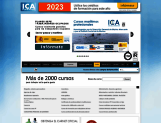 icaformacion.com screenshot