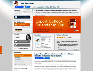 icalconverter.com screenshot