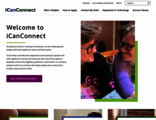 icanconnect.org screenshot