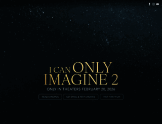 icanonlyimagine.com screenshot