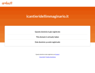 icantieridellimmaginario.it screenshot