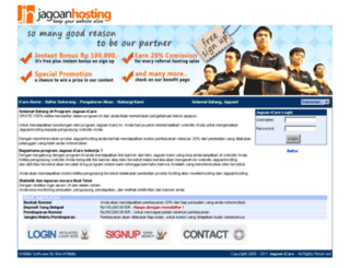 icare.jagoanhosting.com screenshot