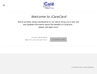 icarecard.org screenshot