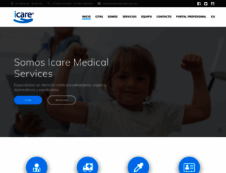 icaremedicalservices.com screenshot