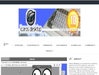 icarosdesktop.org screenshot