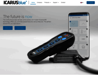 icarus-blue.com screenshot