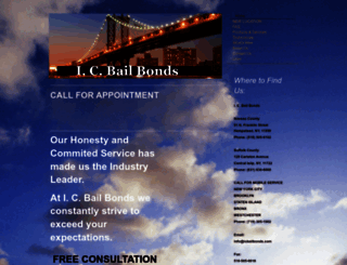 icbailbonds.com screenshot