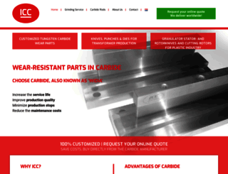 icc-carbide.com screenshot