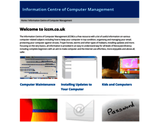 iccm.co.uk screenshot