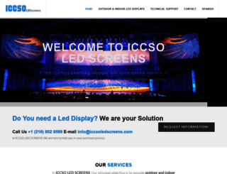iccsoledscreens.com screenshot