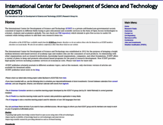 icdst.org screenshot