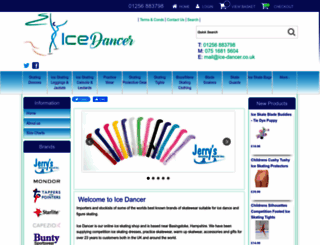 ice-dancer.co.uk screenshot