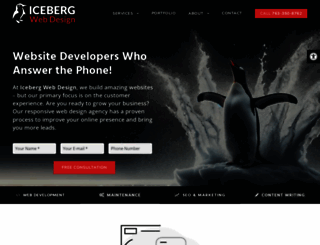 icebergwebdesign.com screenshot