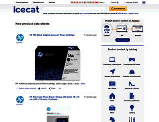 icecat.cz screenshot