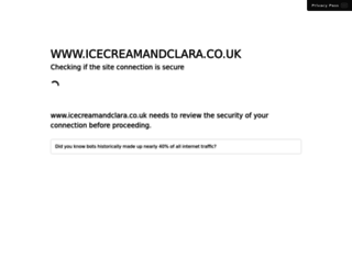 icecreamandclara.co.uk screenshot