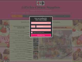 icecreamsupplieswholesale.com screenshot