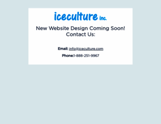 iceculture.com screenshot