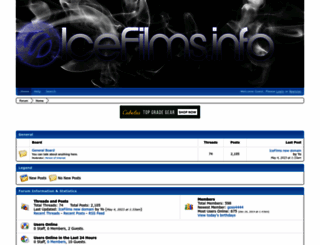 icefilms.freeforums.net screenshot