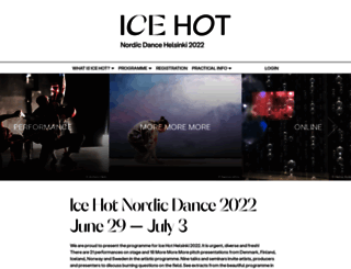 icehotnordicdance.com screenshot