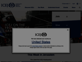 icej.org screenshot