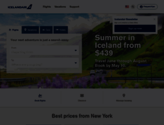icelandair.com screenshot