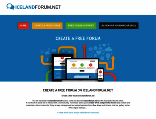 icelandforum.net screenshot