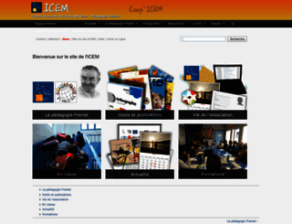 icem-pedagogie-freinet.org screenshot