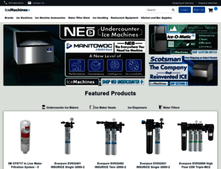 icemachinesplus.com screenshot