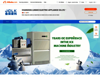 icemakermachine.en.alibaba.com screenshot