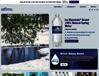 icemountainwater.com screenshot