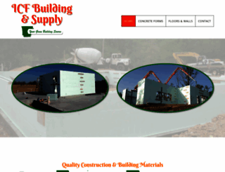 icfbuildingandsupply.com screenshot