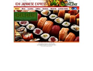 ichijapaneseexpressnc.com screenshot