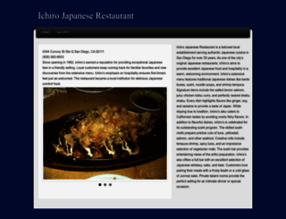 ichirosrestaurant.com screenshot