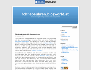 ichliebeuhren.blogworld.at screenshot