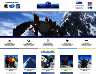 icicle-mountaineering.ltd.uk screenshot