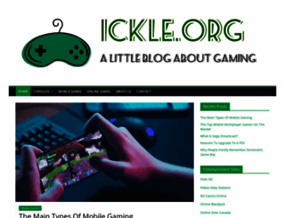 ickle.org screenshot