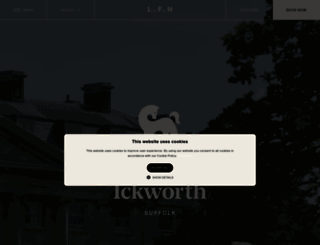 ickworthhotel.com screenshot