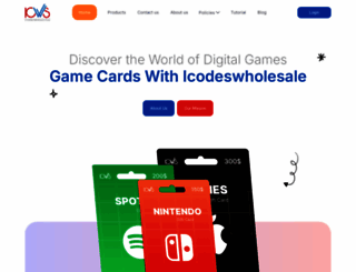 icodeswholesale.com screenshot