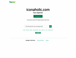 iconaholic.com screenshot