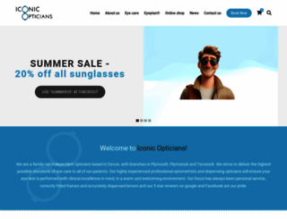 iconicopticians.co.uk screenshot