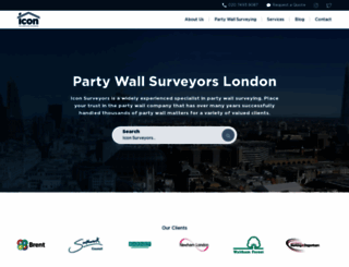 iconsurveyors.co.uk screenshot