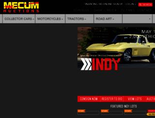 icontrols.mecum.com screenshot