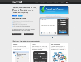 iconvertvideo.com screenshot