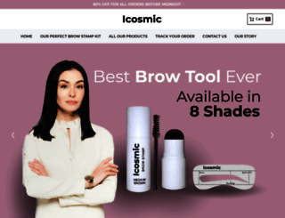 icosmic-store.com screenshot