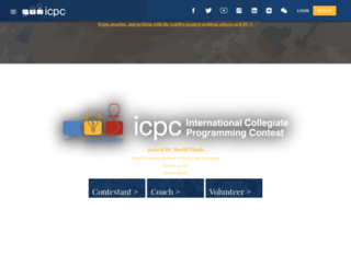 icpc.baylor.edu screenshot