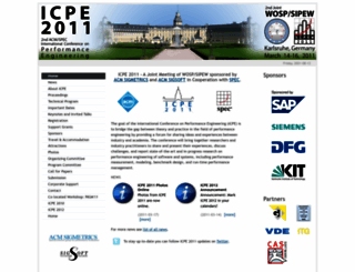 icpe2011.ipd.kit.edu screenshot