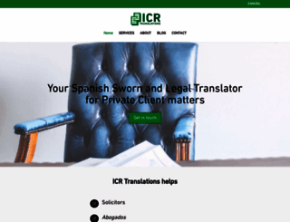 icr-translations.com screenshot